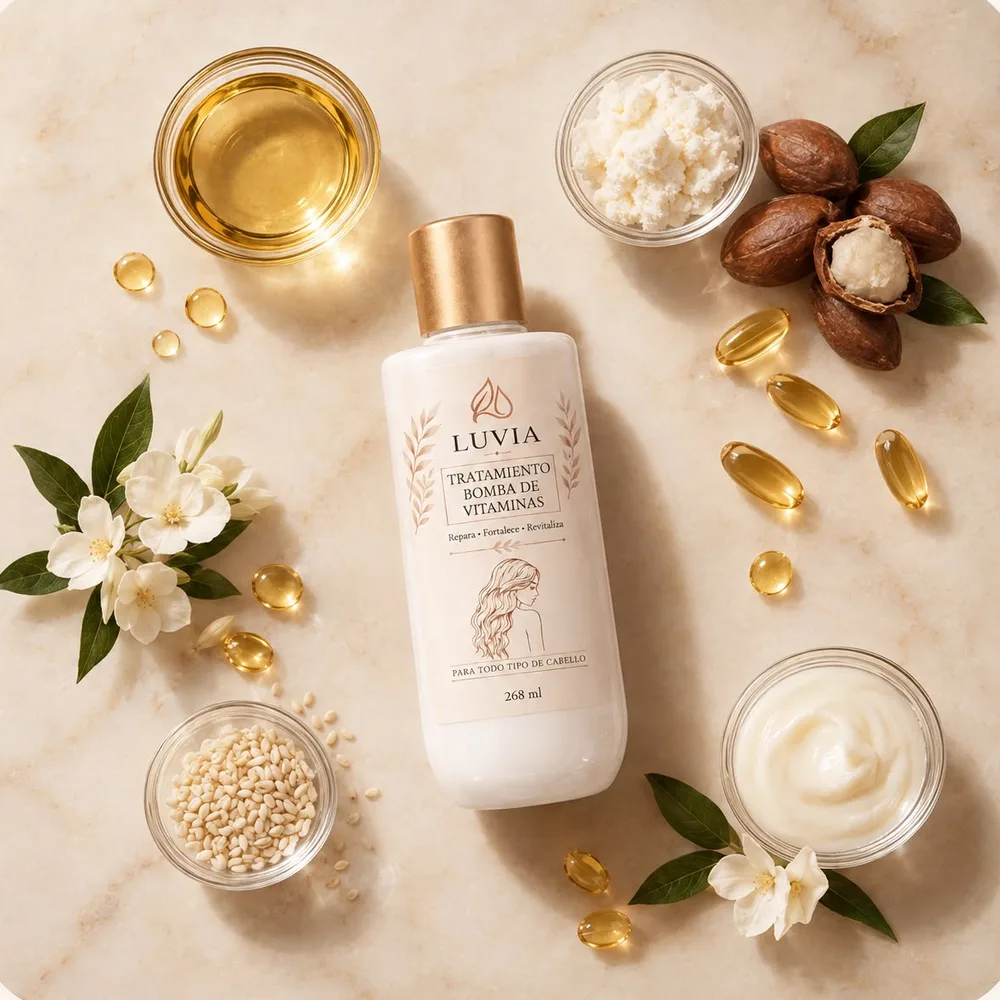 Ingredientes de la Bomba de Vitaminas Luvia