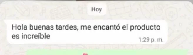 Testimonio real de clienta de Luvia